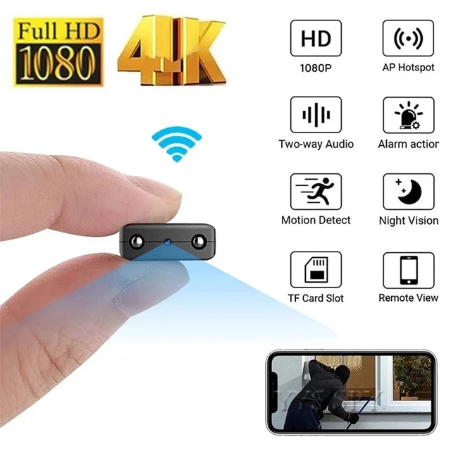 4K Full HD 1080P Mini ip Cam XD WiFi Night Vision Camera IR-CUT Motion  Detection Security Camcorder HD Video Recorder - AliExpress