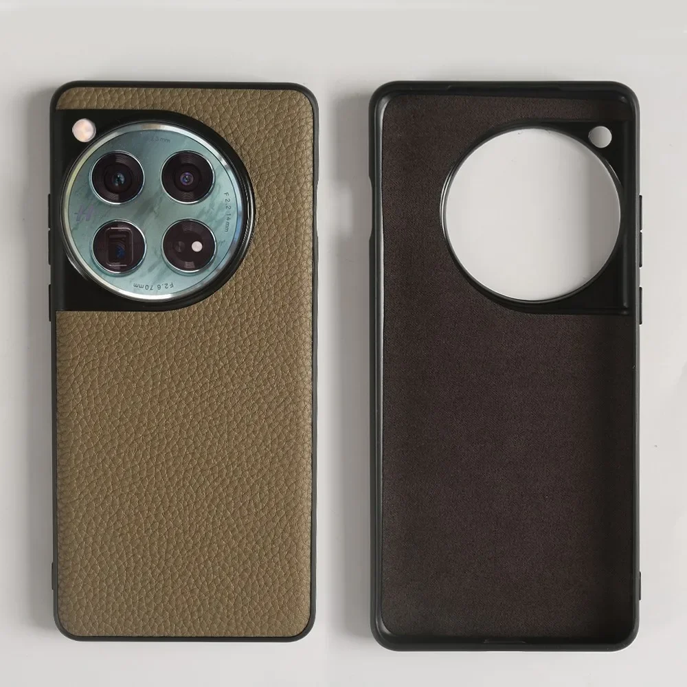 Premium Genuine Leather Handmade Phone Case - Elegant Back Cover