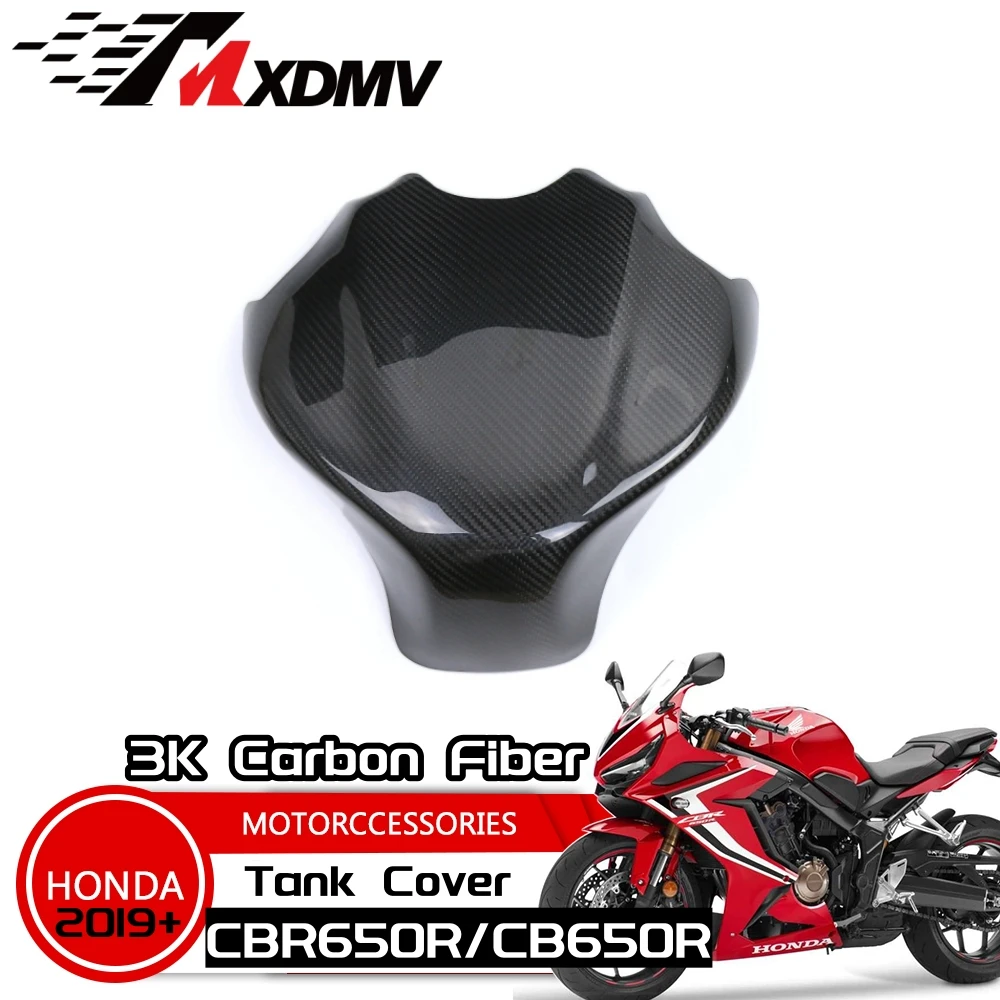 

For HONDA CBR650R CB650R 2019+ Motorcycle 3K Carbon Fiber Modified Parts Tank Cover Fairings Cowls Protectors