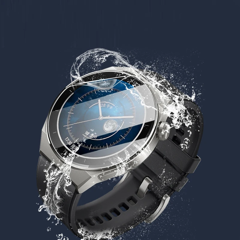 Round TPU Soft Clear Film Watch Screen Protector 30mm-45mm
