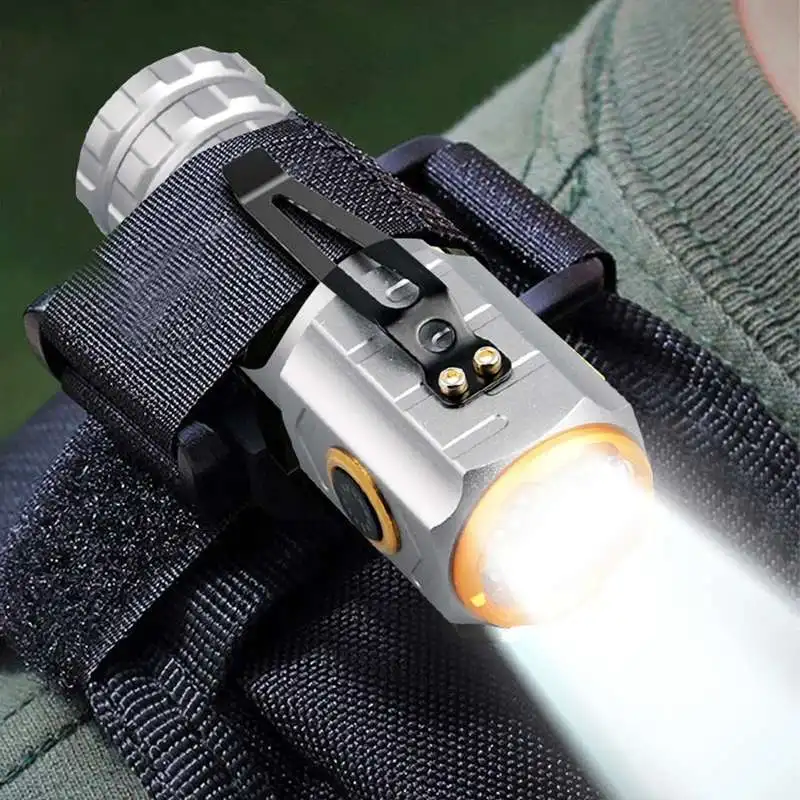 LED Flashlight Led Mini Flashlight 18500 Ultra Powerful 3 Core 30000 High Power