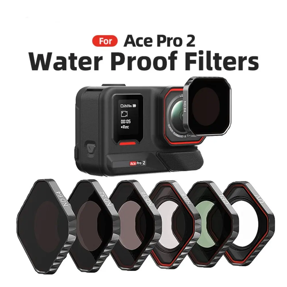 Insta360 Ace Pro 2 방수 렌즈 필터 광학 유리 CPL UV ND 필터 세트 보호 ND 8 16 32 64 액션 카메라 필터
