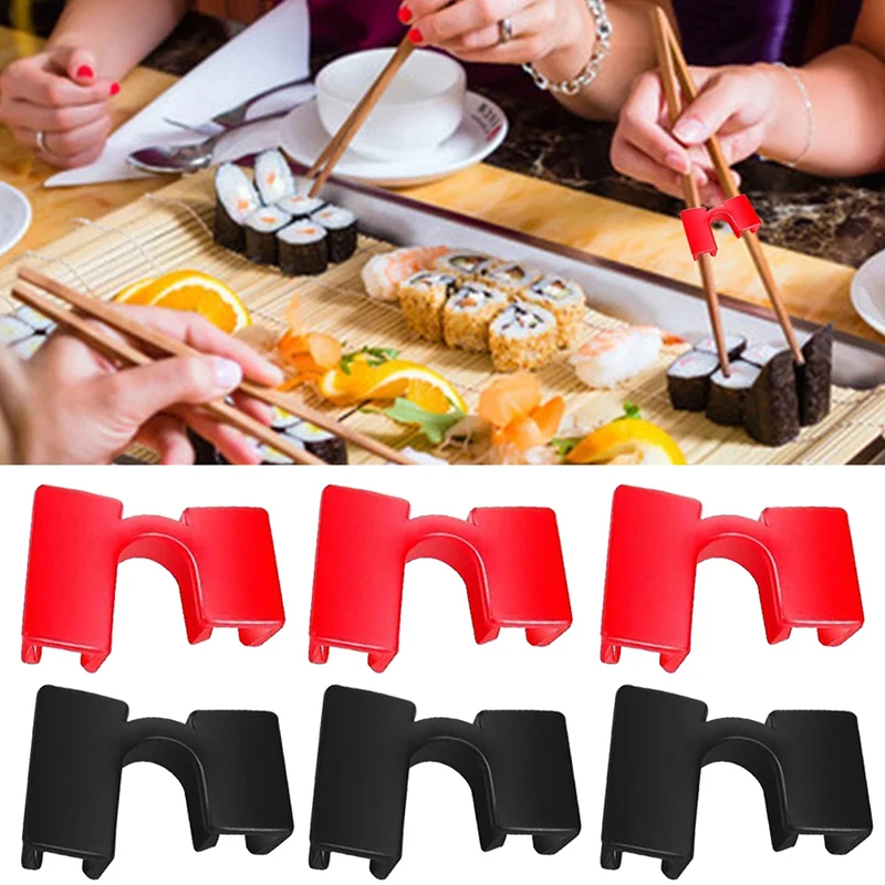 

10pcs Easy Use Reusable Training Beginner Hinge Connector Small Assistant Chopstick Helper Kids Portable Accessories Durable