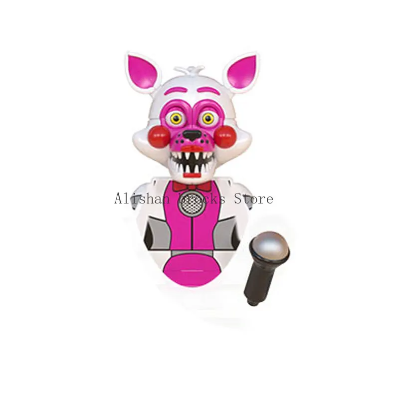 FNAF-Jogo Figura Mini Bricks, Chica Bonnie, Foxy, Freddy Bear, Menino  Pesadelo, Esqueleto, Suspense, Bebê, Brinquedos de Montagem, Presente,  WM6074, WM6097