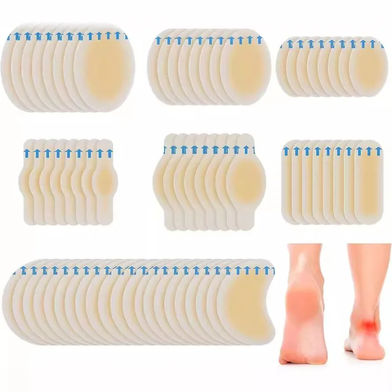 10pcs/set Baby Skin Bandages Hydrogel High Heeled Shoe Grinding Foot Heel Sticker Sterile Anti-wear Foot Blister Bandaids
