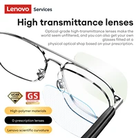 NEW Lenovo GS105 4K Smart Wireless Glasses Bluetooth 6.0 AI Sunglasses HD Calls Music Headphones ENC Noise Cancellation Dual Mic - Image 2