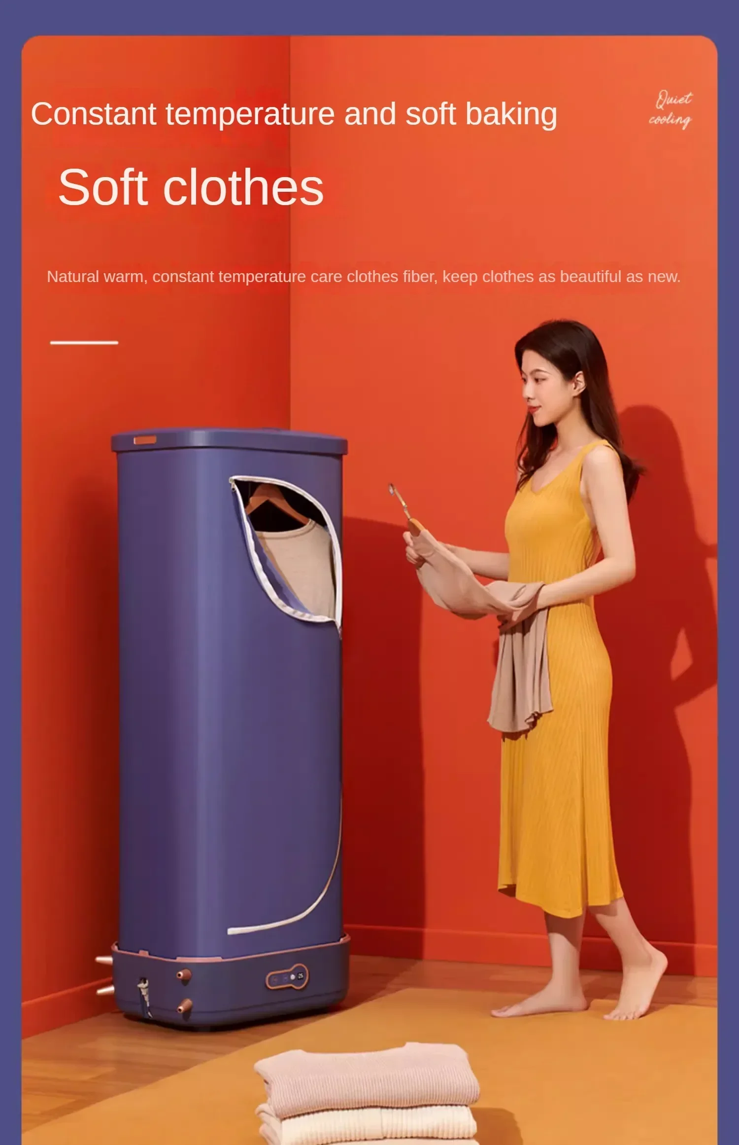 Dryer Household Small Dryer Quick-drying Clothes Portable Folding Air-drying Dormitory Disinfection Artifact