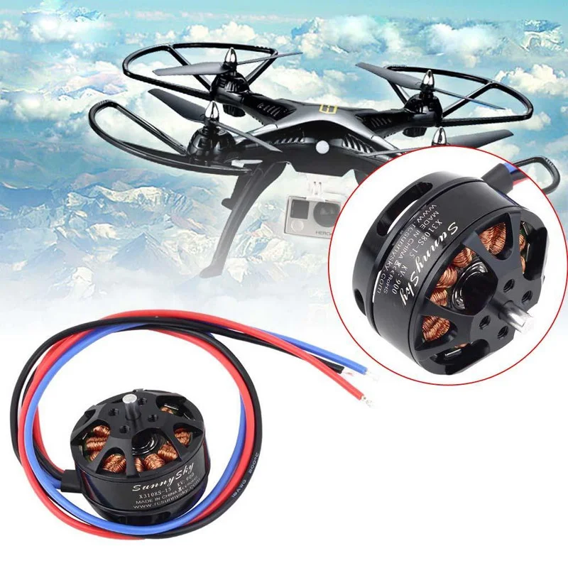 Sunnysky X3108S Disc Type Brushless Motor 720KV 900KV 3-4S LiPo 30A ESC for F450 F550 Tarot 650 RC Multirotor Aerial Drone thumbnail 3