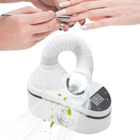 230W Manicure Machine Adjustable Speed Grinding Salon with LED Spotlight Retractable Elbow Nail Dust Collector Equipment 1