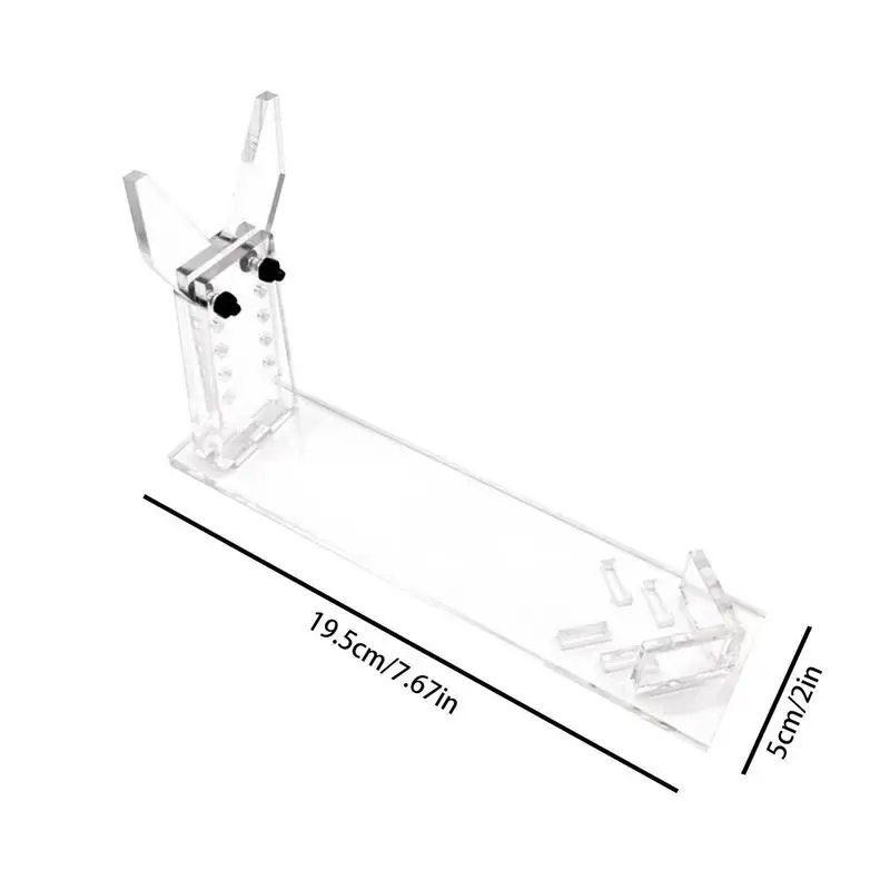 1pcs Clear Acrylic PistolDisplay Stand Handgun Display Holder Stand GunOrganizer Toy GunStorage Rack Display Stand Holder 6