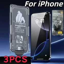 Premium Gorilla Glass Screen Protector Set - 3 - Pack Anti - Shatter & Dust - Resistant Case - Friendly Design - High Definition