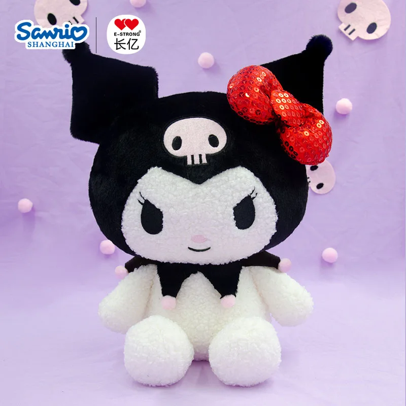 thumbnail image 1 of 22-30cm Genuine Sanrio Hello Kitty Kawaii Rose My Melody Anime Stuffed Animals Plush Doll Companion Toy Children Birthday Gift, 1 of 5