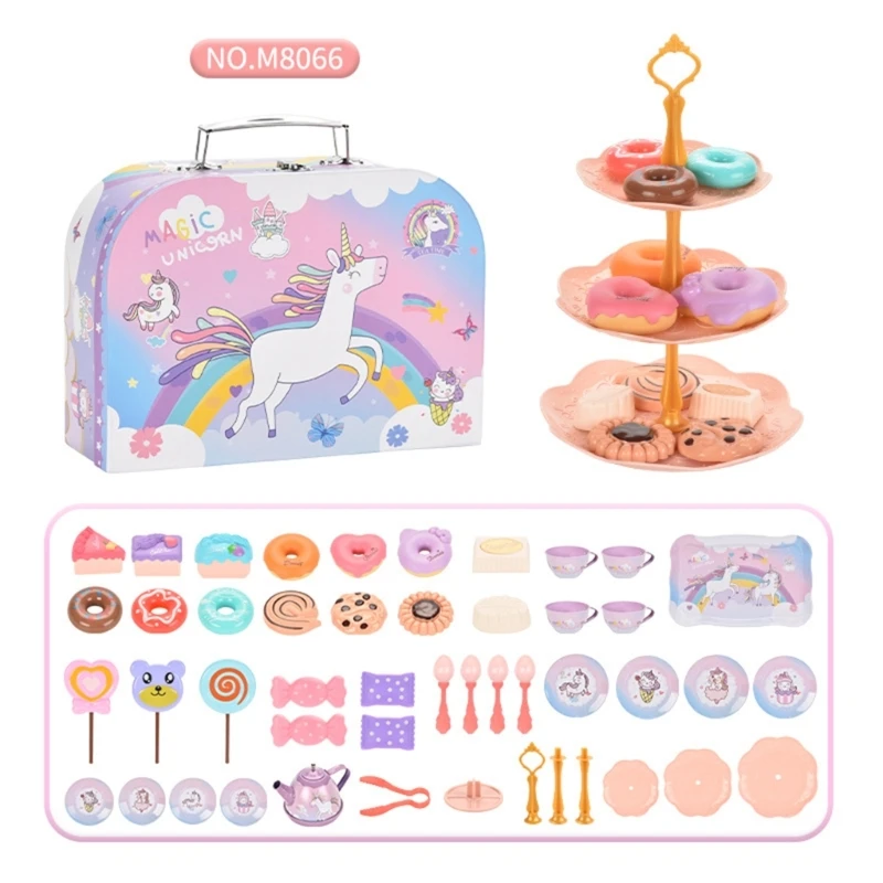 

PlayHouse Toy For Girl AfternoonTea Toy Set Teapot Toy Set Dessert Toy Set