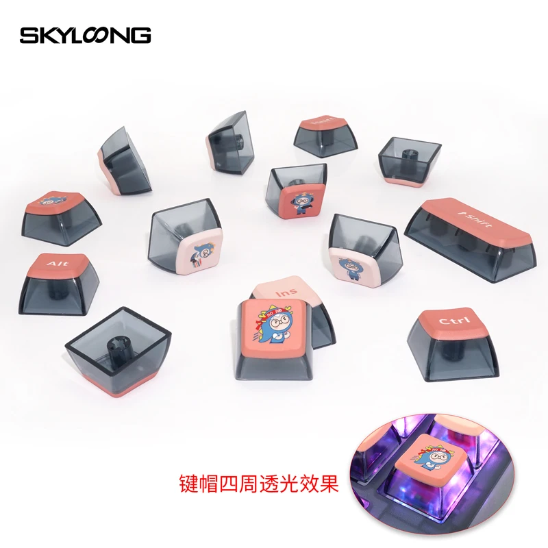 Skyloong-Doubleshots e Dye Subbed Keycap Set, Back