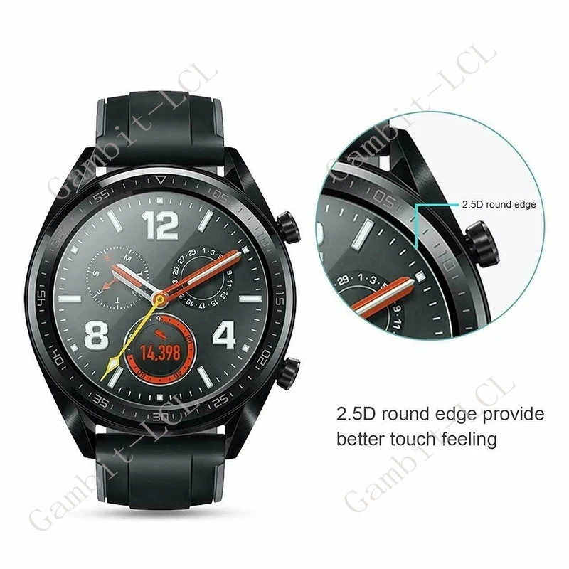 Premium Tempered Glass Screen Protector Set for Huawei Watch GT Series