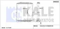 

349355 для радиатора воды двигателя EURO TRACKER / EUROTECH (в рамке)/EUROTECH (MT)