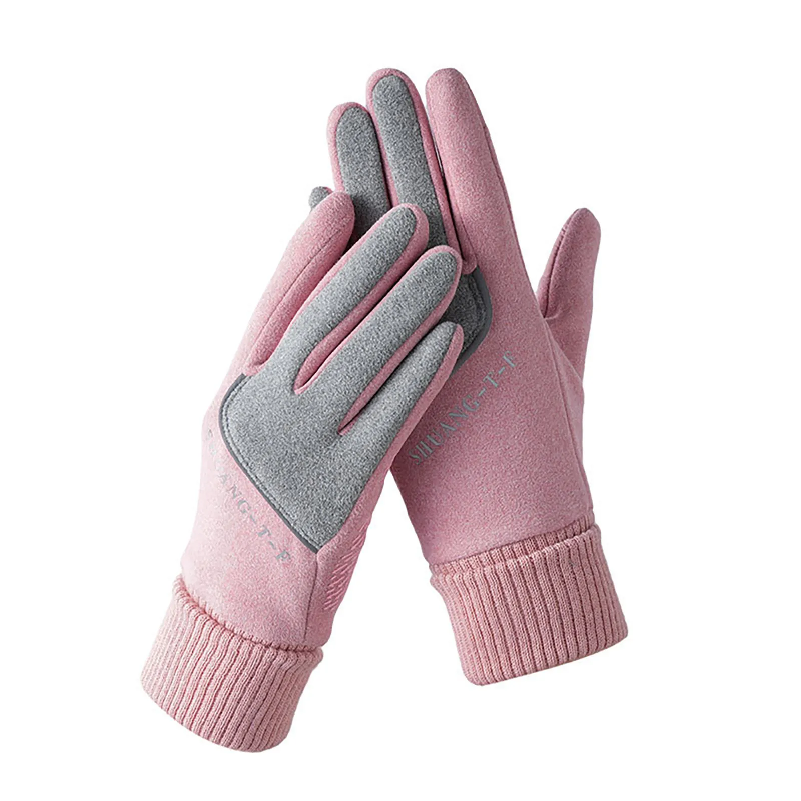 

Windproof Warm Touchscreen Gloves Women Autumn Winter Mitts Full Finger Mittens Thickened Outdoor Cold Proof Female Gloves 2024