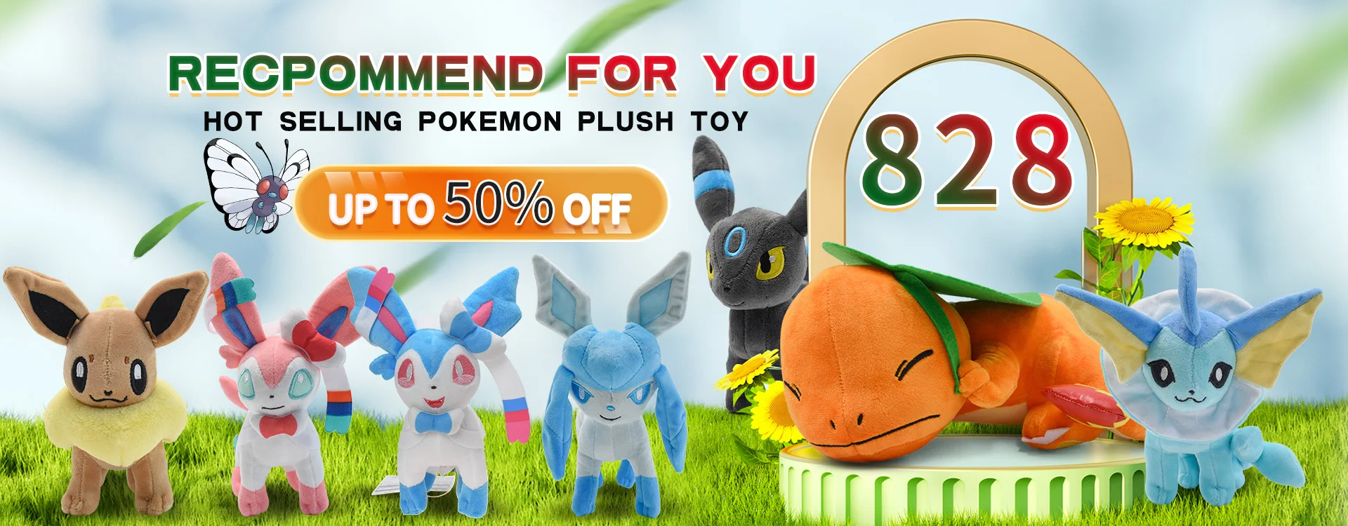 Pokemon Plüschtiere Mega Mewtwo Weiches Stofftier Mew Evolution Plüschpuppen Cartoon Peluche Geburtstagsgeschenke für Kinder Kinder – Detail 1