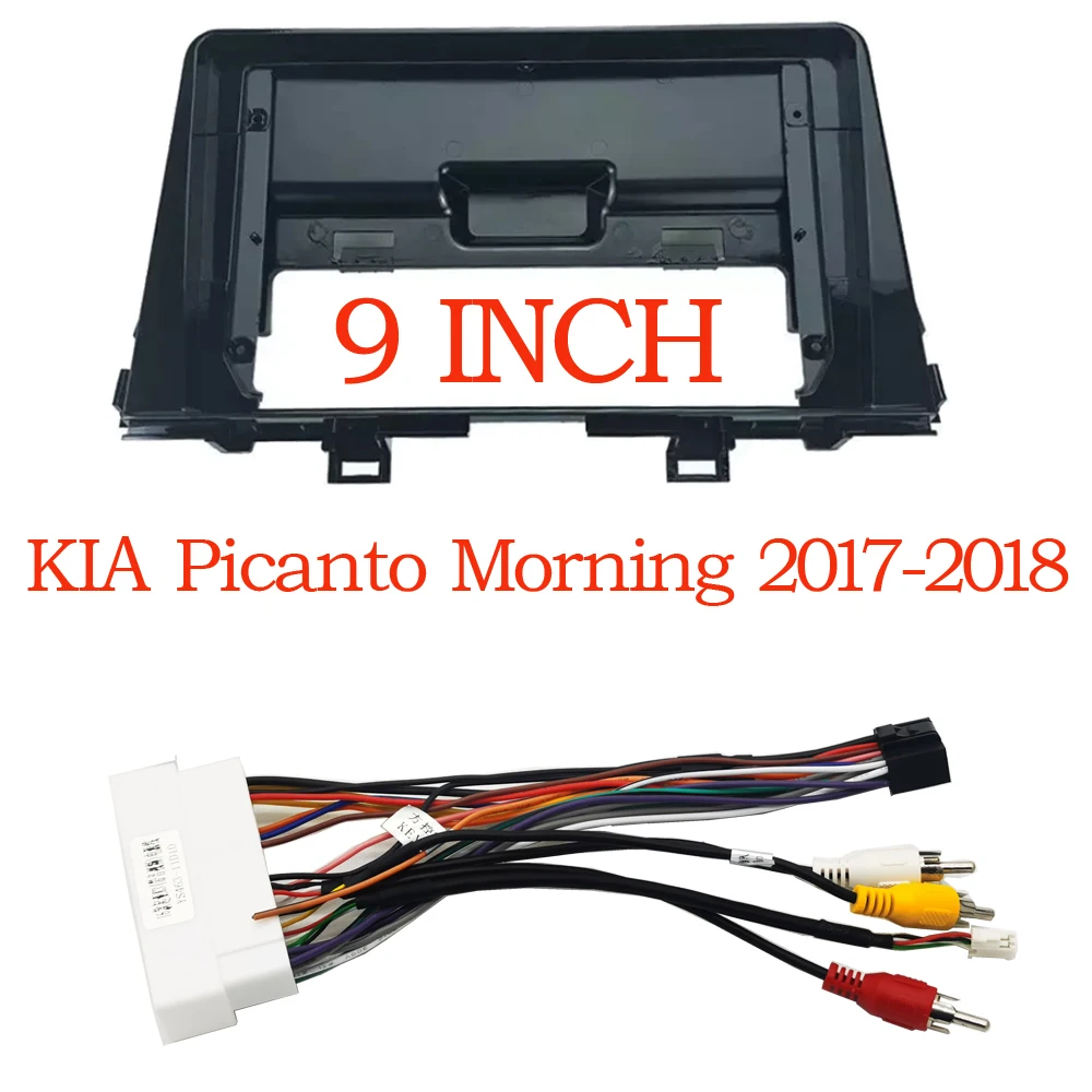  PICANTO  2018 2019  Ʈ ŰƮ öƽ ٸ г , ڵ  ġ DVD, GPS, Mp5, Alone Din, 9 ġ