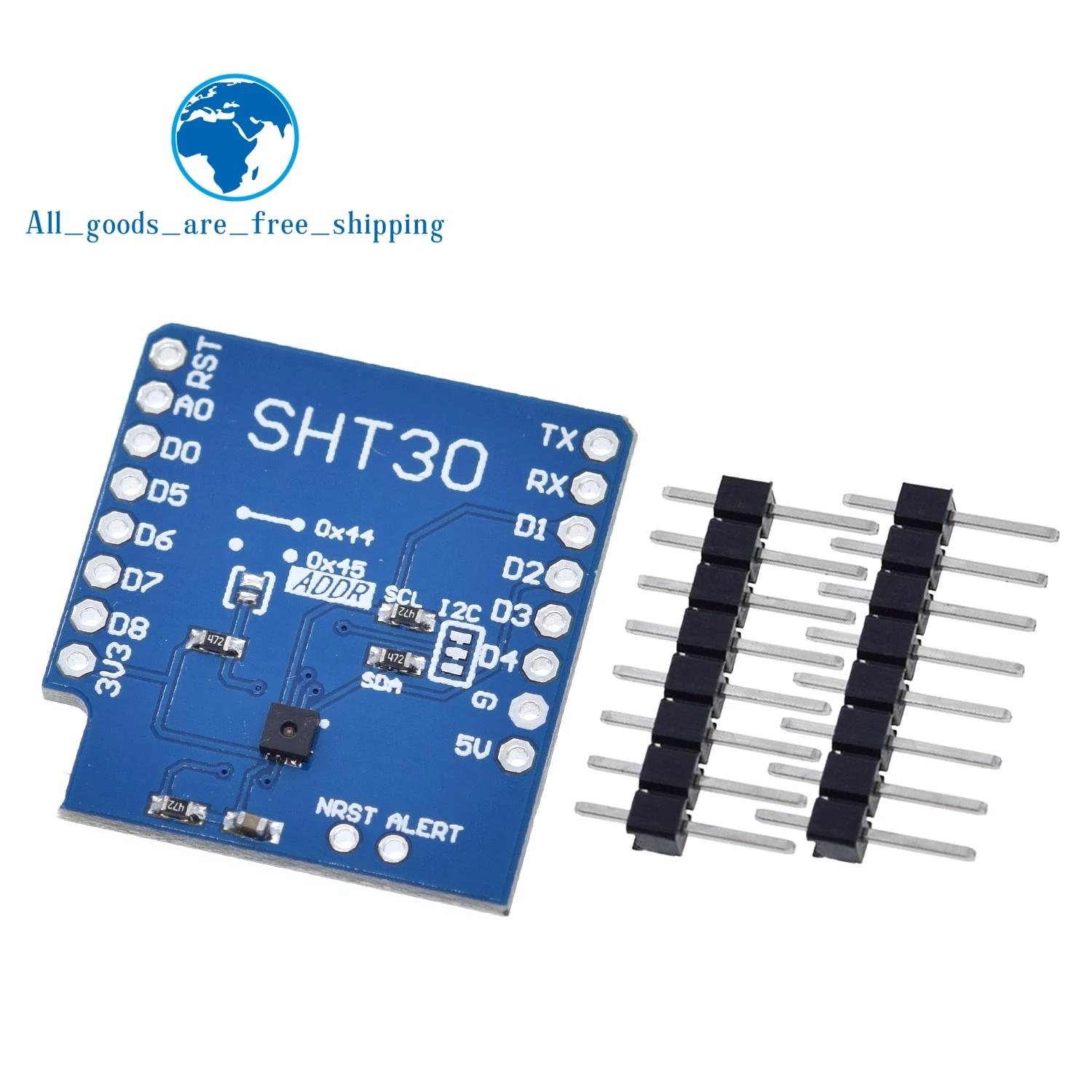 TZT 1/3PCS SHT30 Shield für WEMOS D1 mini SHT30 I2C digitales Temperatur- und Feuchtigkeitsmodul