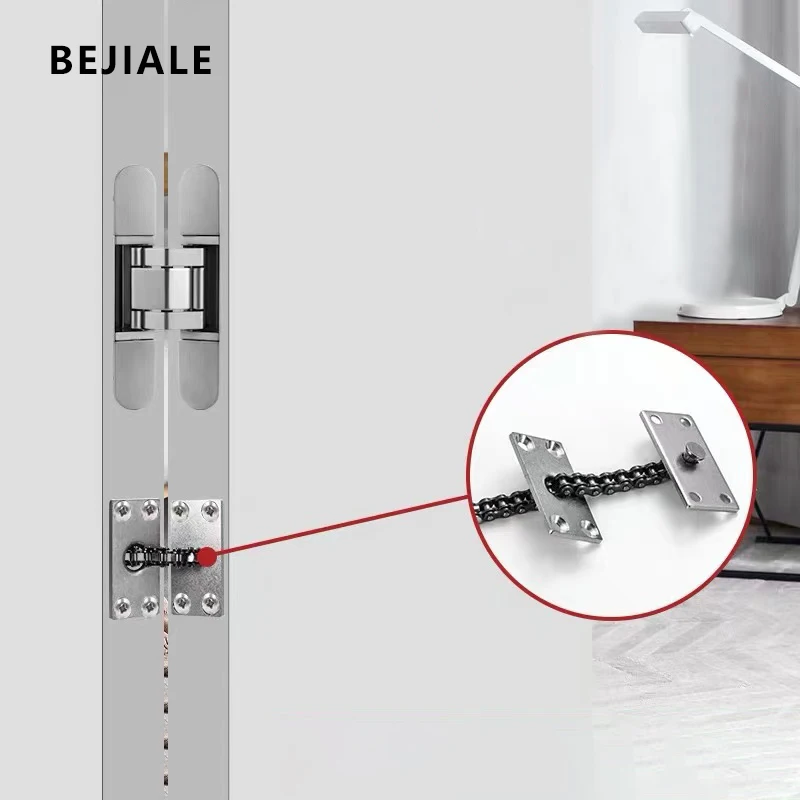 Door Closer Invisible Door Closers Home Door Wooden Automatic Closers Hidden Lightweight Spring Adjustable Hinge Hardware