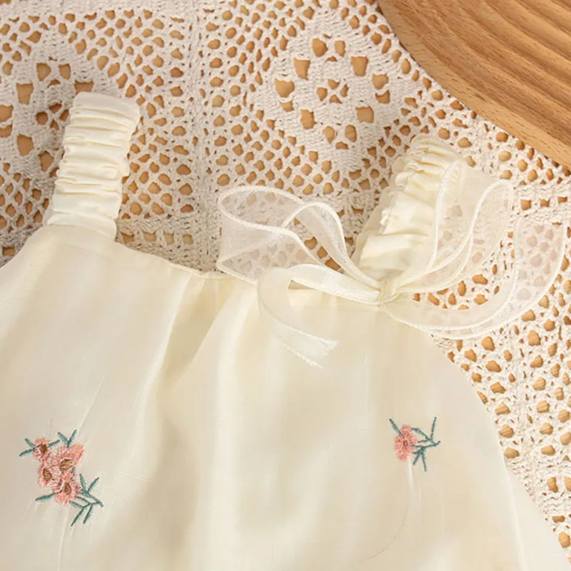 Floral Baby Girls Summer Bodysuit Dress