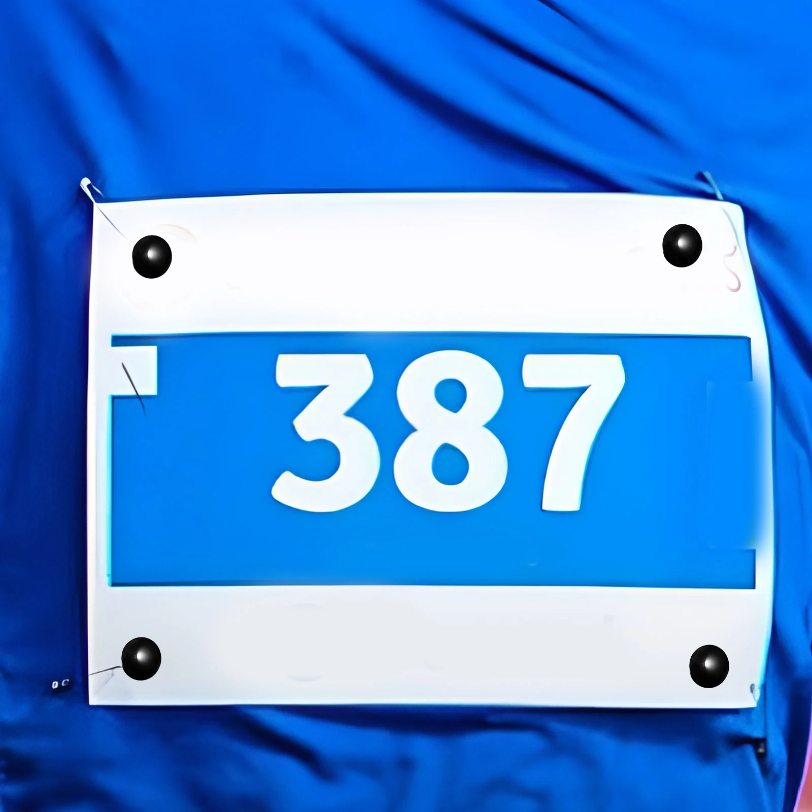 4 Pcs Bib Number Clip For Runners Race Clips Lightweight Reusable Team Sports Cycling Accessories Marathon Gear