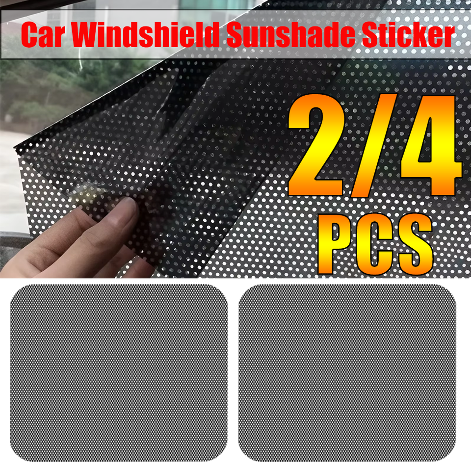 2/4Pcs Car Windshield Sunshade Sticker Summer Hot-selling UV Protector Cars Side Window Sunshades Film Auto Accessories