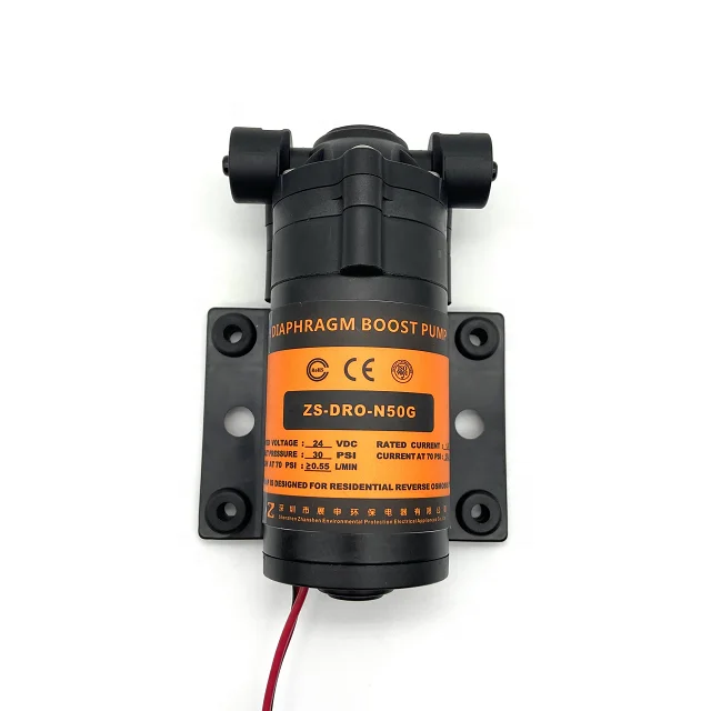 

50GPD 75GPD N Series Mini smallest Diaphragm RO Booster Water Pressure Pump