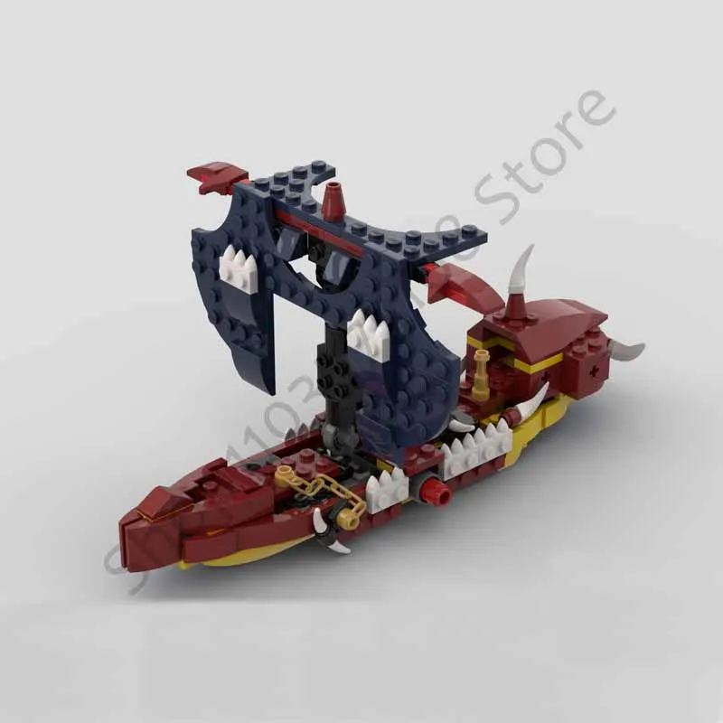 

MOC-73936 Medieval Viking ship model 181pcs Creative building block toy Gift Holiday gift