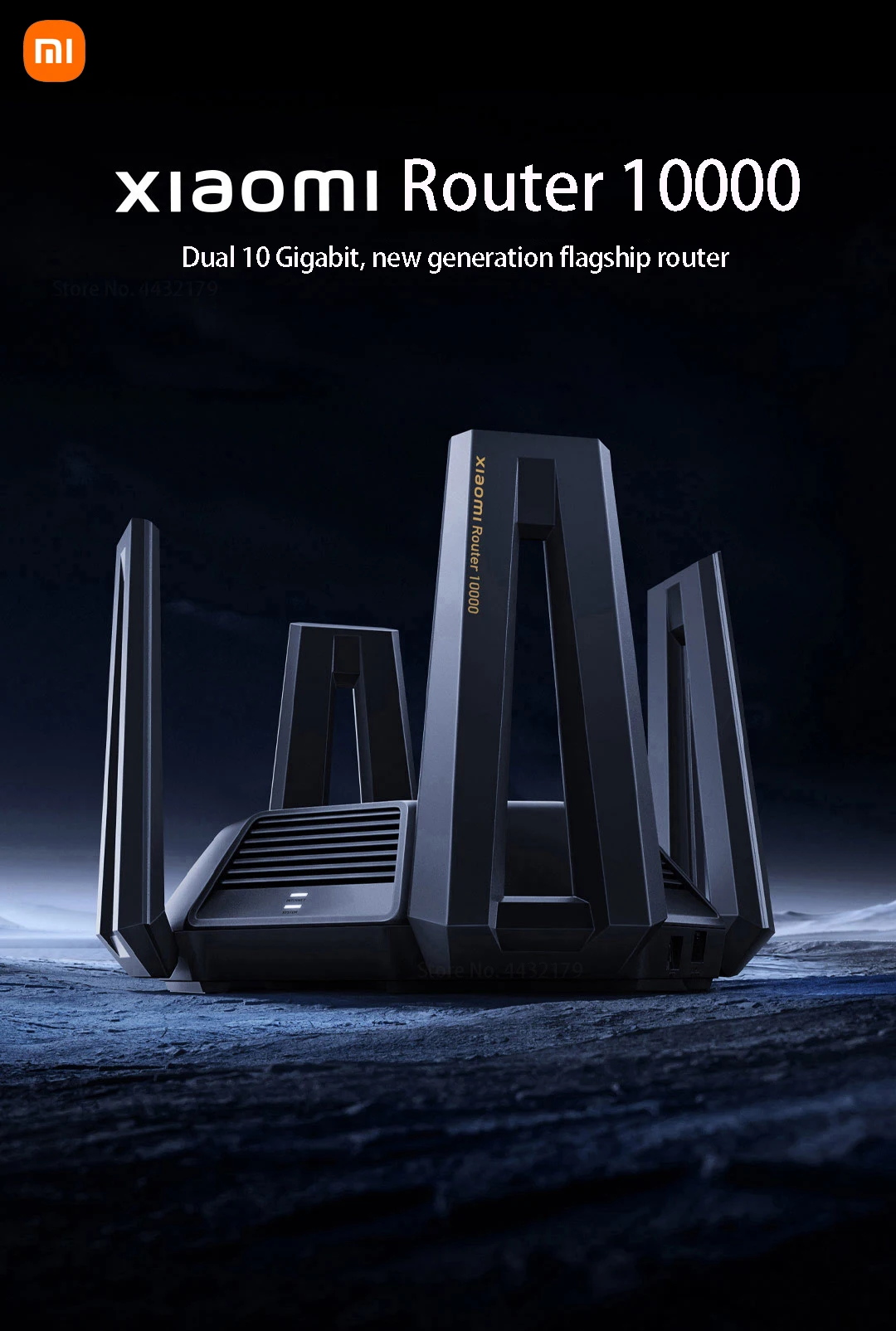 Buy Xiaomi Mi AX10000 Gigabit Dual 10G Router at the Best Price on MeanBuy