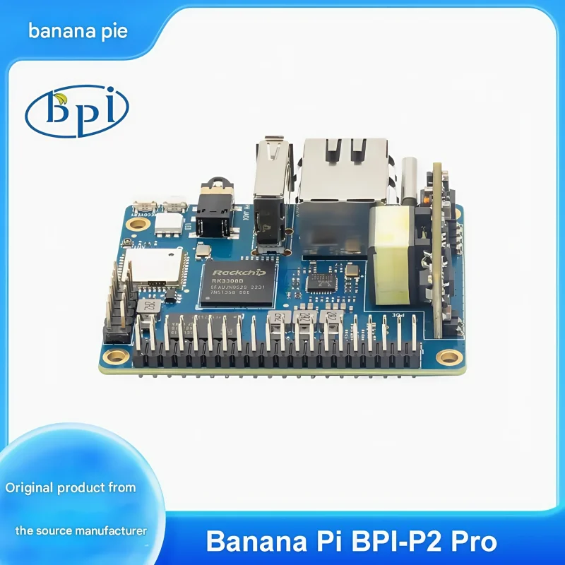 AvaCoreBanana Pi BPI-P2 Pro IoT 개발 보드는 Rockchip RK3308 칩 디자인, 512M 메모리, 8G 스토리지, PoE 지원을 갖추고 있습니다.