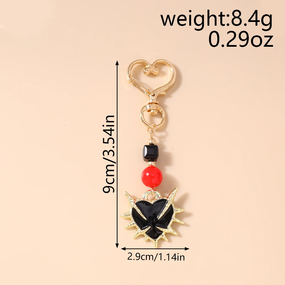 Portachiavi con Cuore a Spuntoni - Stile Dark e Alternativo 13 Portachiavi con Cuore a Spuntoni - Stile Dark e Alternativo - immagine 9