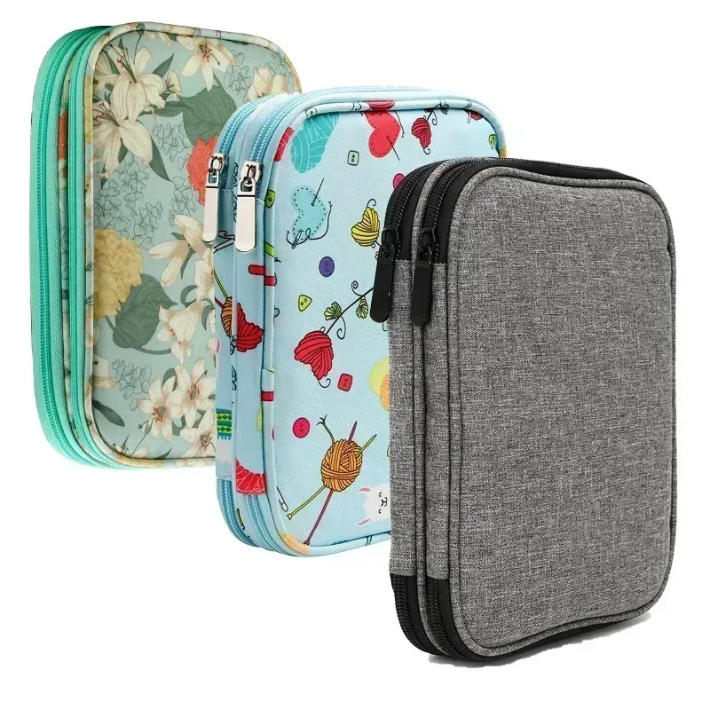 Sewing Storage Boxs Knitting Bag Zipper Oxford Crochet Bag Accessories Scissors Ruler Knit Organizer Arts Crafts Homes Garden sewing storage box sewing kit knitting tool organizer