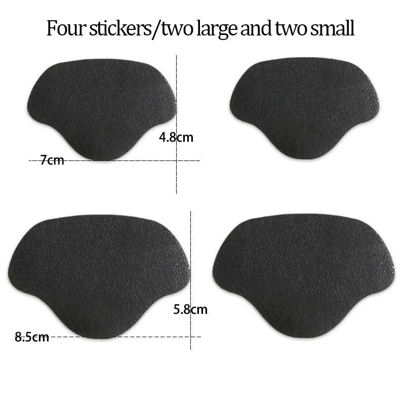 4 Pcs Sneaker Repair Patch Self-Adhesive Heel Patch Repair of Sneaker Hole Heel Suitable for most shoe types