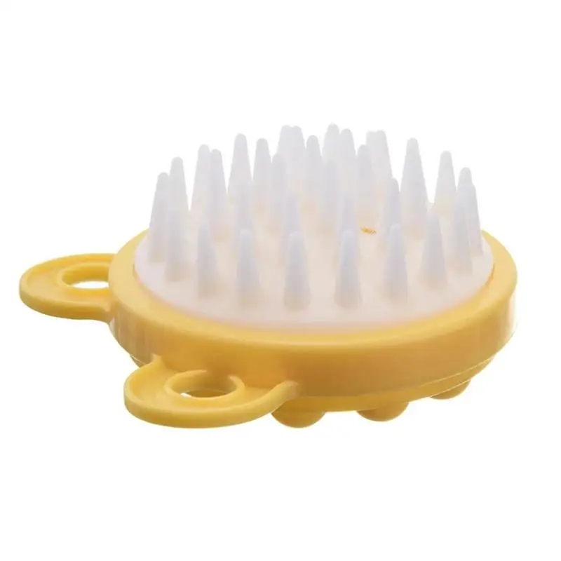 Silicone Shampoo Brush Head Scalp Massage Comb Hair Washing Comb Bath Shower Brush Hair Massage Brush Salon Hairdressing Tool