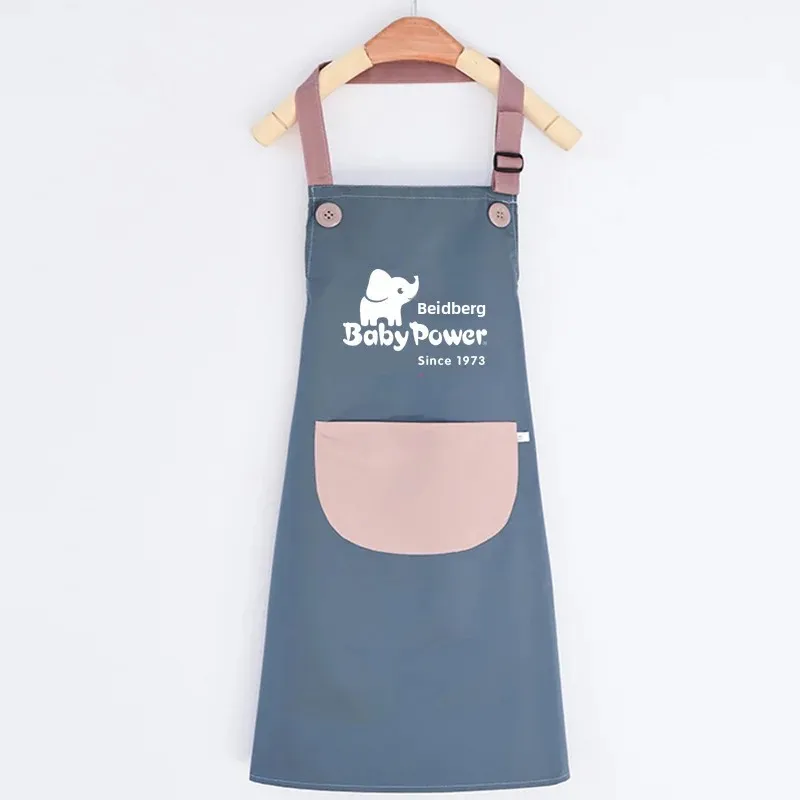 Children's Waterproof Apron Toddler Art Class Clothing Nursery School Advertising Customizable Kid's Painting Coverall
