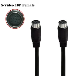 High - Quality Mini DIN 10 - Pin Audio Cable for TVs, Monitors, and Projectors (Female to Female)