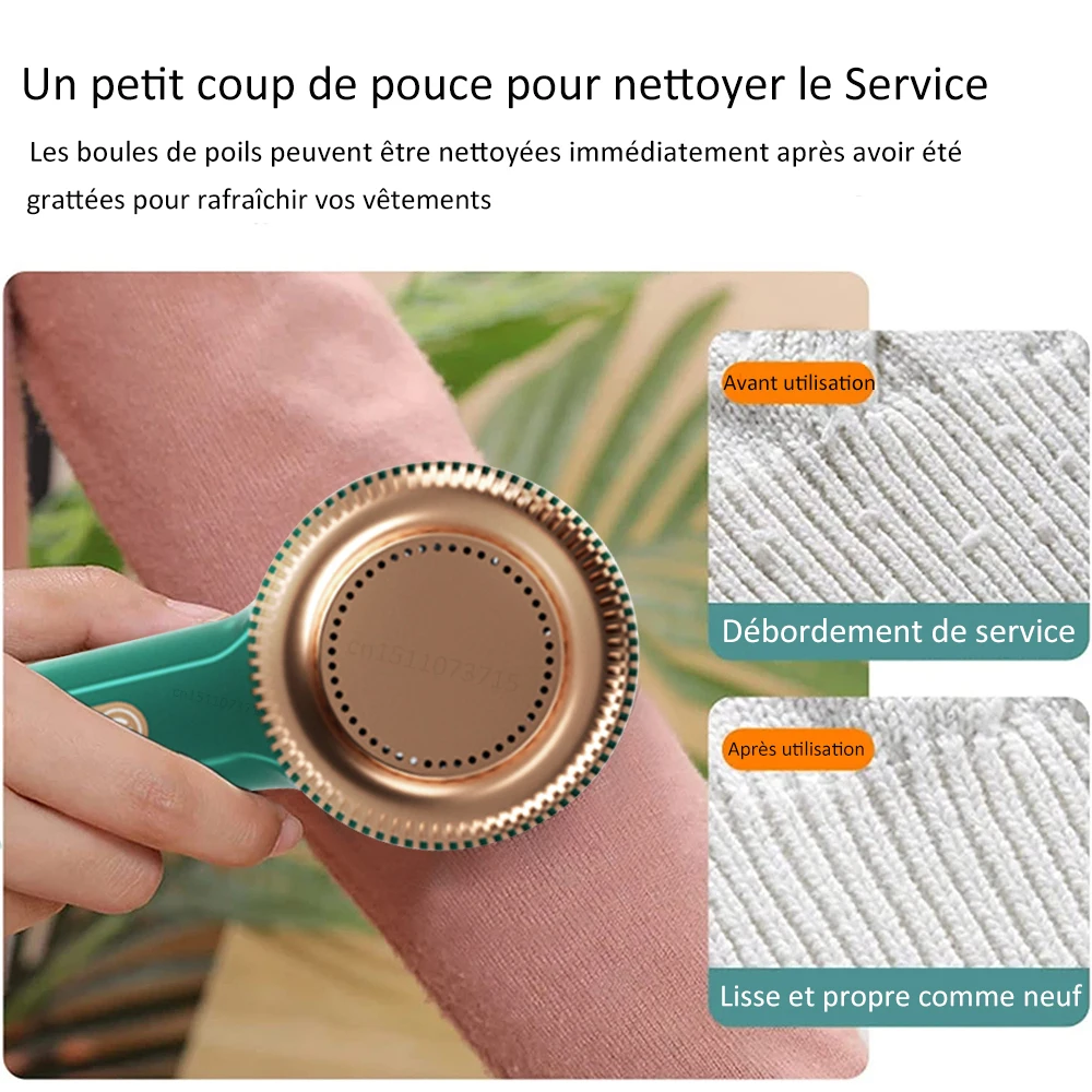 Tondeuse électrique anti-peluches pour vêtements, rasoir pour