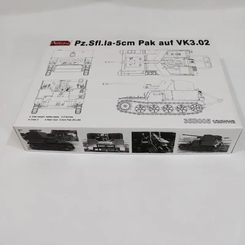 Divertente hobby assemblare modello kit 35B005 1/35 Pz.SfL. LA-5 cm PaK Auf VK3.02 Cacciatorpediniere serbatoio