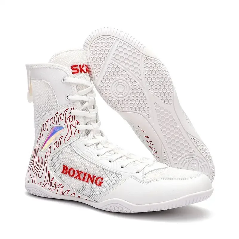 Men Classic Wrestling Boots Professional Outdoor Training Shoes Womens Adult Breathable Boxing Boots Fighting Wrestling Boot