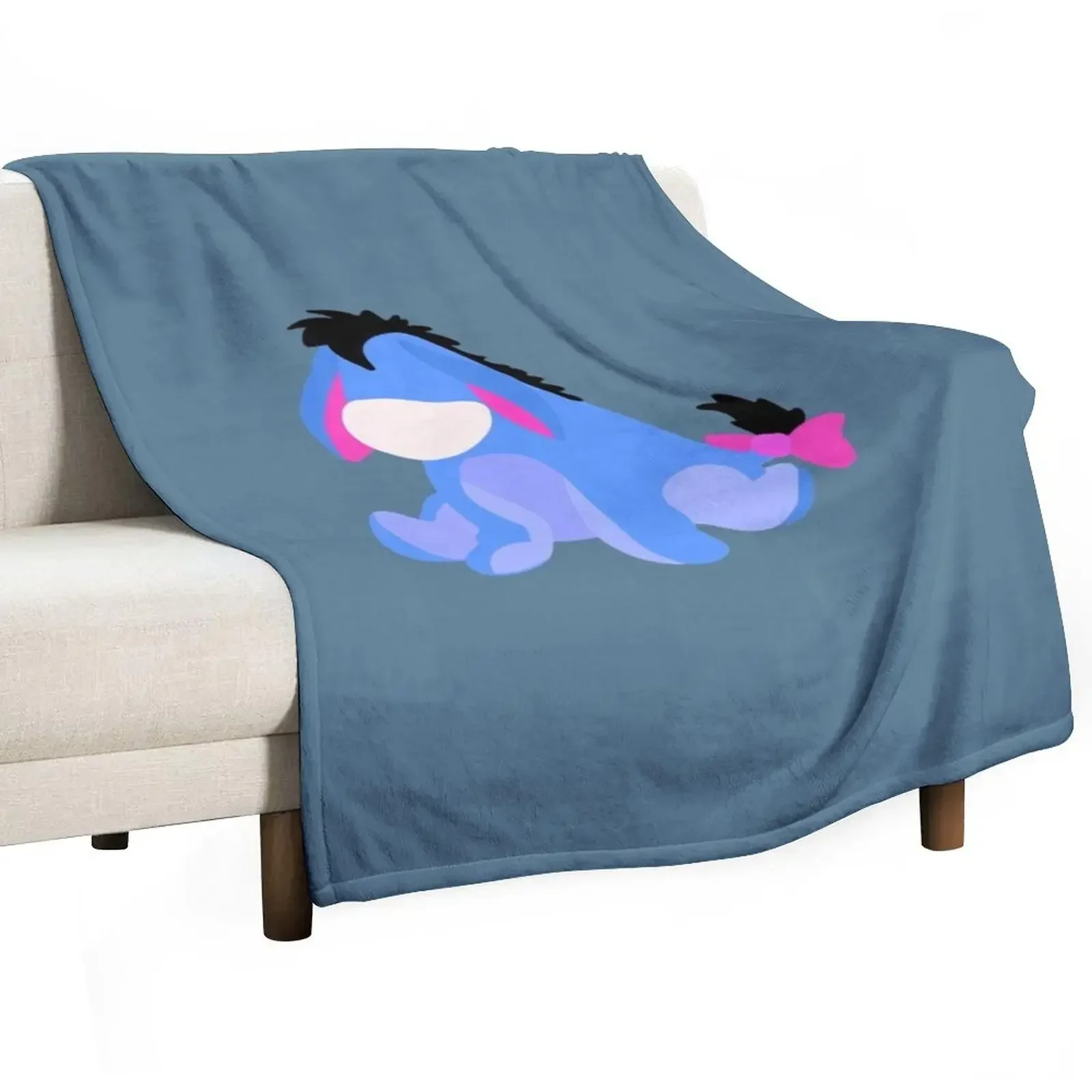 

Sad donkey Throw Blanket Custom Polar Blankets