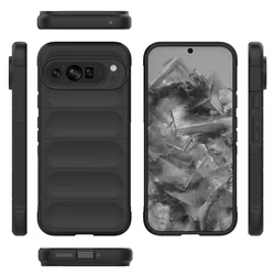 Matte Color Liquid Silicone Shockproof Phone Case with Soft Skin Feel - Google 7 PRO (Black)