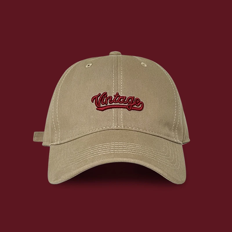 

Baseball cap men's fashion spring summer soft top deepened duck cap women wide eaves show face small letter hat