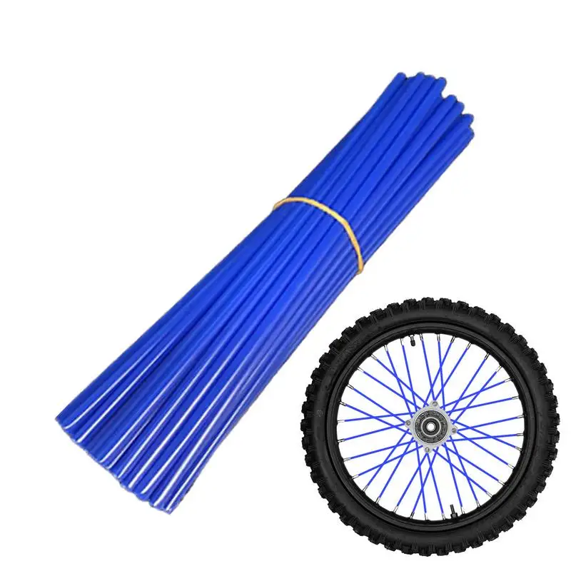 Wheel Rims Wraps Motorcycle Spoke Protector Cover Safe And Stable Trim Decoration For Motorcycles Wheelchairs And A Variety Of