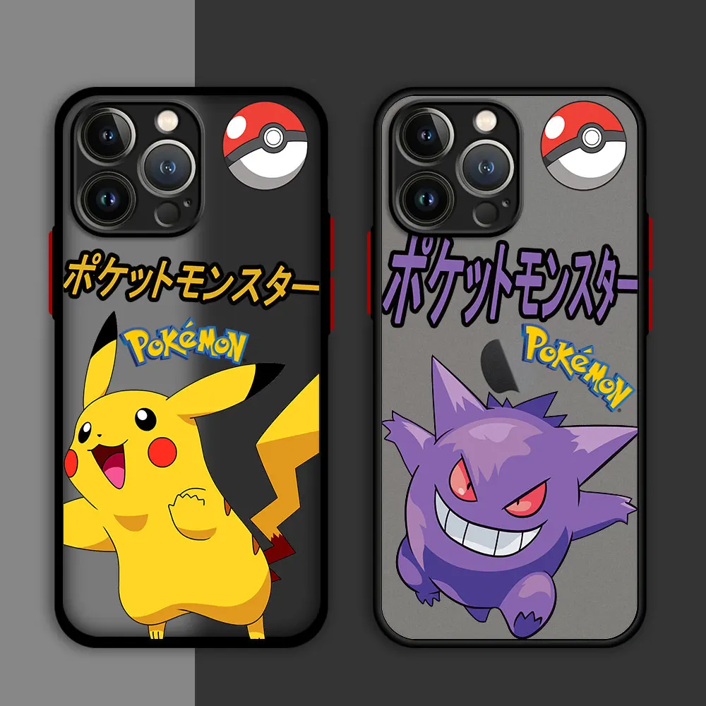 Custodia Per Apple Iphone 11 13 15 14 Pro Max 12 Mini 7 8 Plus Xr X Xs Se 6 6S Cover Per Telefono In Silicone Matte Funda Pokemon Charmander