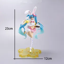 Hatsune Miku Anime Virtual Singer Figurine - Manga-Inspired Kawaii Desk and Cake Decoration Toy Gift (1pcs)