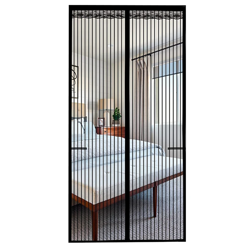 NEW Magnetic Screen Door Curtain Anti-Mosquito Net Fly Screen Mosquito Protection Net Magnet Spring for Doors Windows