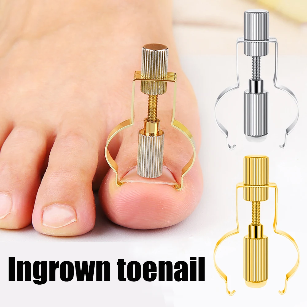 

5th Generation Professional Ingrown Toenail Corrector,Electroplated Metal Pedicure Toenail Fixer Foot Care Tools For Paronychia