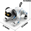 Remote Control Dog RC Robotic Stunt Puppy Voice Toys Handstand Push-up Electronic Pet Dancing Robot Sound for Kid Boys and Girls 5
